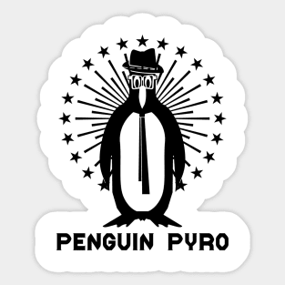 Penguin Pyro (classic) Sticker